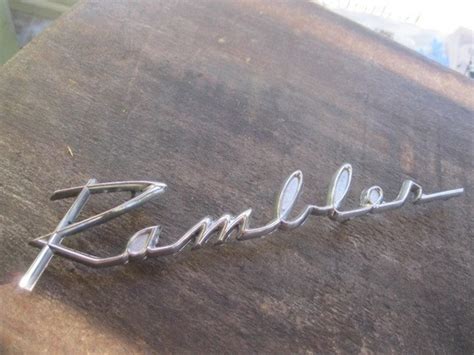 vintage Rambler car emblem