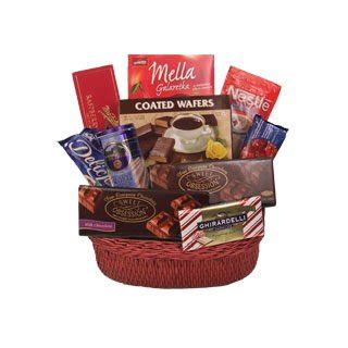 European Chocolate Luxuries Gift Basket