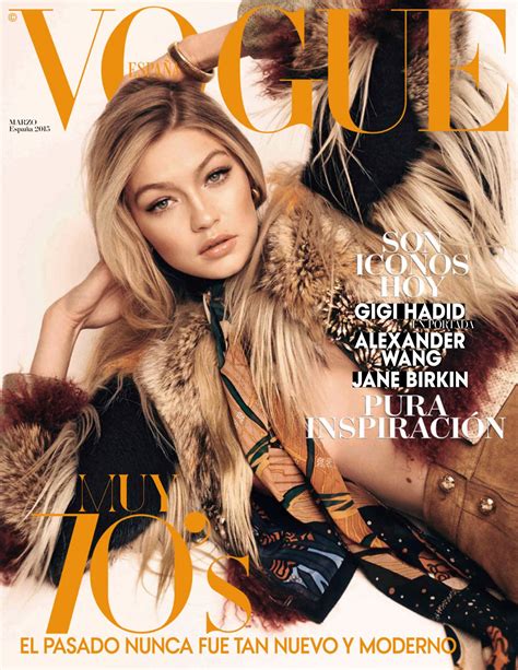 Gigi Hadid - Vogue Magazine (Spain) - March 2015 Issue • CelebMafia