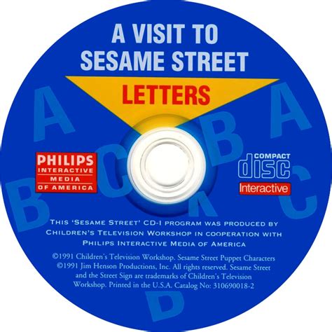 A Visit To Sesame Street – Letters CD USA – The World of CD-i