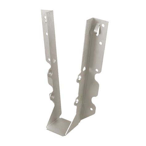 Everbilt 2 in. x 10 in. 18-Gauge Galvanized G185 Slant Nail Face Mount ...