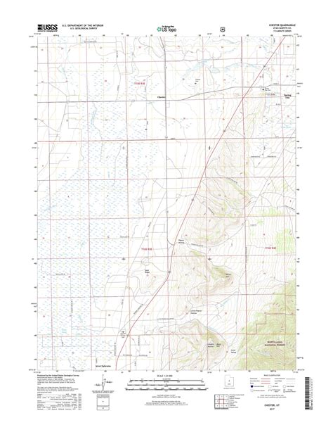 MyTopo Chester, Utah USGS Quad Topo Map