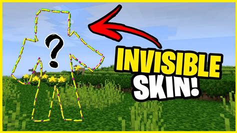 So I created an invisible skin! [minecraft] - YouTube