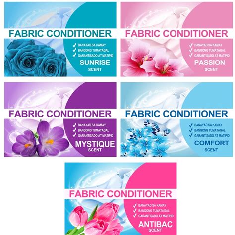 STICKER LABEL FOR FABRIC CONDITIONER/SOFTENER FABCON (10 PCS) | Shopee ...