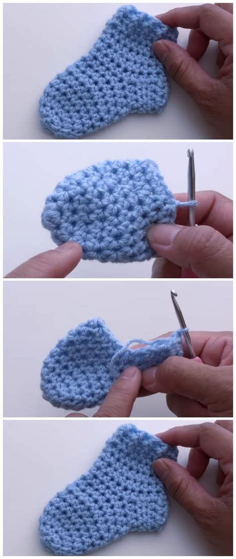 How to Crochet Baby Socks (0-6 months) - Crochet Kingdom