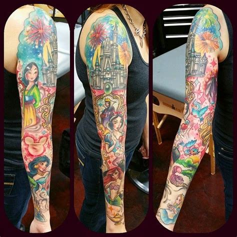 disney inspired tattoos sleeve disney tattoo sleeve disney tattoos ... | Disney tattoos, Disney ...