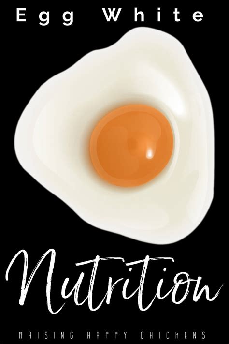 Egg white nutrition: the facts.