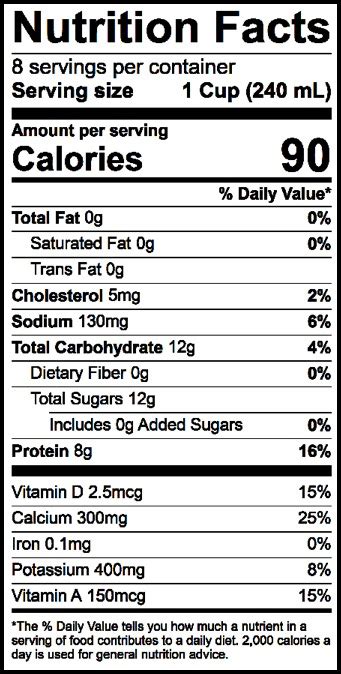 Fat Free Skim Milk - Borden Dairy