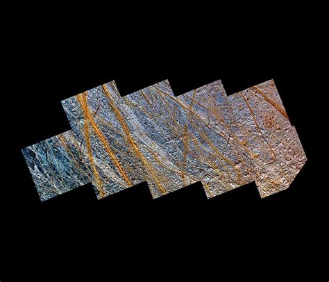 Europa's Surface Photograph by Nasa/science Photo Library