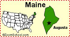 Maine: Facts, Map and State Symbols - EnchantedLearning.com