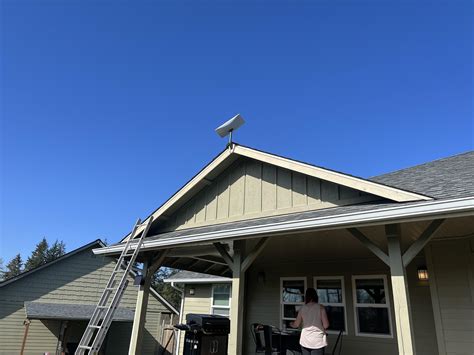 Starlink dish is mounted! : r/Starlink