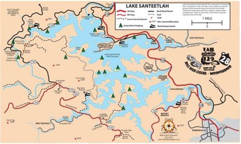 Lake Santeetlah Map – Tail of the Dragon Maps