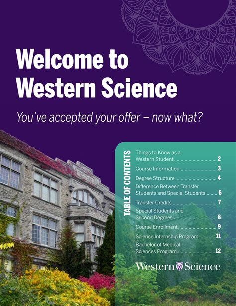 Transfer Student Guide - Western University Science by Faculty of Science - Western University ...