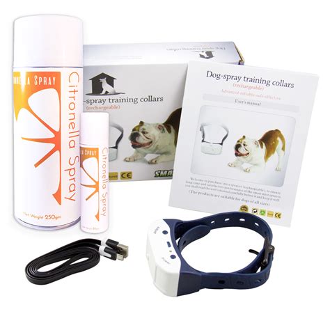 Rechargeable Anti-Bark Citronella Spray Collar