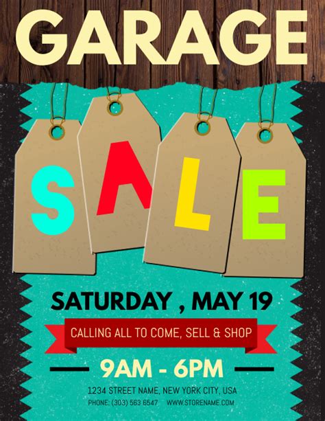 Garage Sale Banner Template