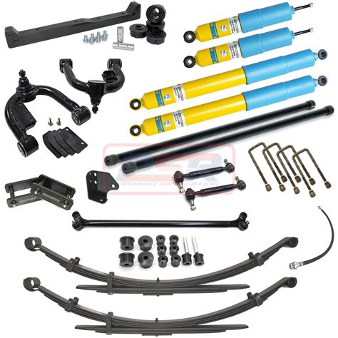 Nissan Navara D22 3" front / 2" rear suspension lift kit - Bilstein B6 – PPD Performance