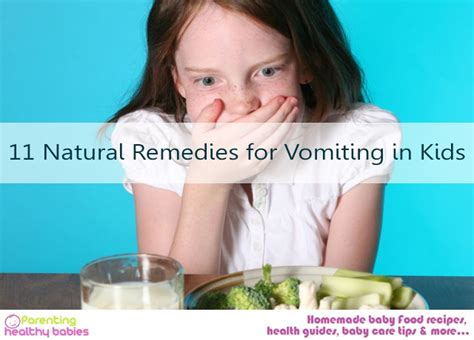 Vomiting in Kids: 11 Natural Remedies