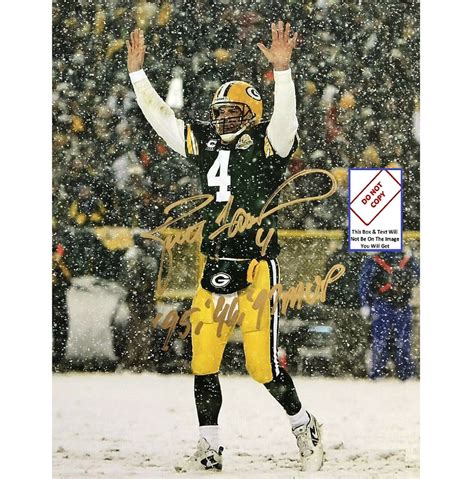 Brett Favre Autograph Signed Photo HOF Packers Brett Favre Autographed ...