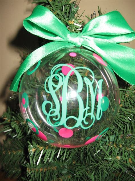 Personalized Monogram Christmas Ornament