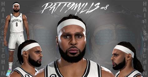 NBA 2K23 Patty Mills Cyberface (Current Look) - Shuajota: NBA 2K24 Mods ...