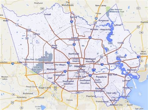 Harris County Line Map - Alaine Leonelle