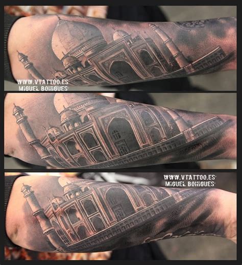 31 Taj Mahal Inspired Tattoos - Body Art Guru