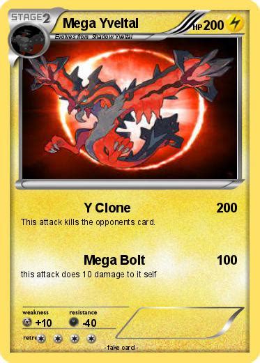 Pokémon Mega Yveltal 14 14 - Y Clone - My Pokemon Card