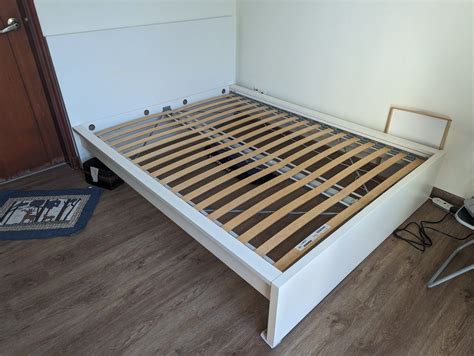 Ikea Malm bedframe with Luroy slates, Furniture & Home Living, Furniture, Bed Frames ...