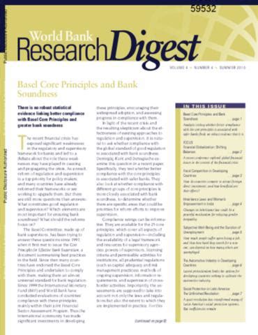 World Bank Research Digest, Vol. 4(4)