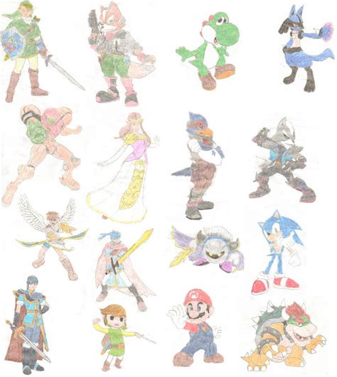 brawl character collection by piano94 on DeviantArt