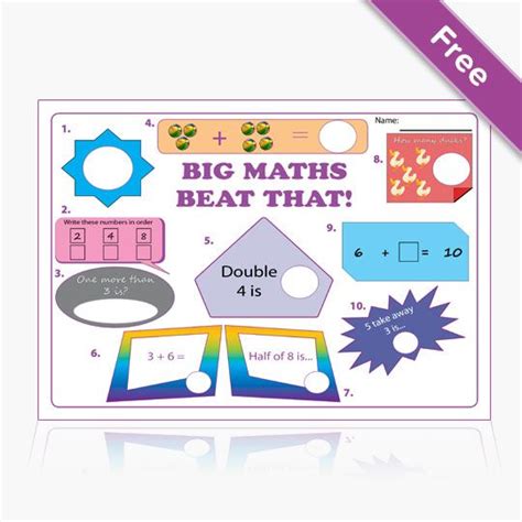 Big Maths Beat That CLIC Challenges England | Andrell Education | Math, Math numbers, Math magic