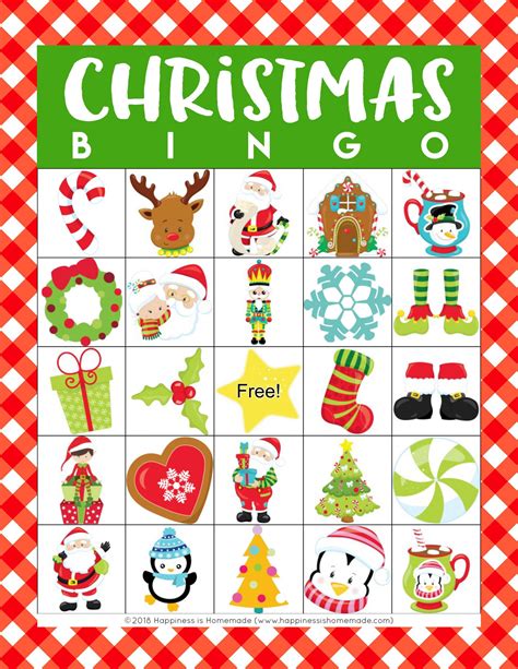 Christmas Bingo Game Printables - This Festive Christmas - Printable ...