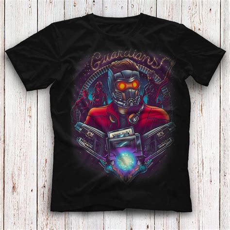 Guardians of the Galaxy Black Unisex T-Shirt - Tees - Shirts #guardiansofthe… | Rock t shirts, T ...