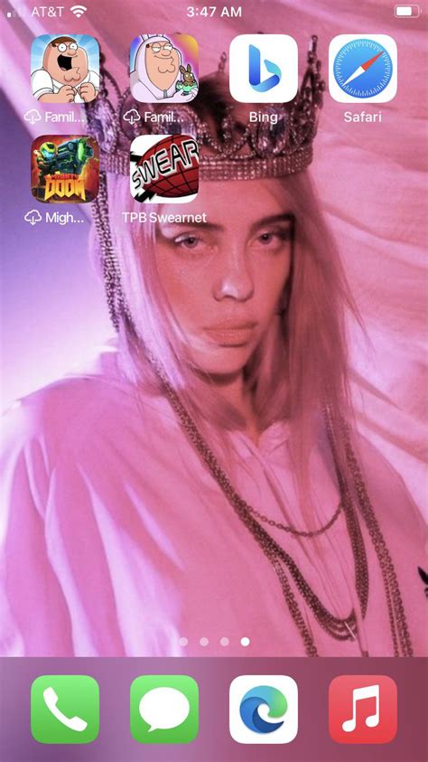 You all like my new Home Screen? : r/billieeilish