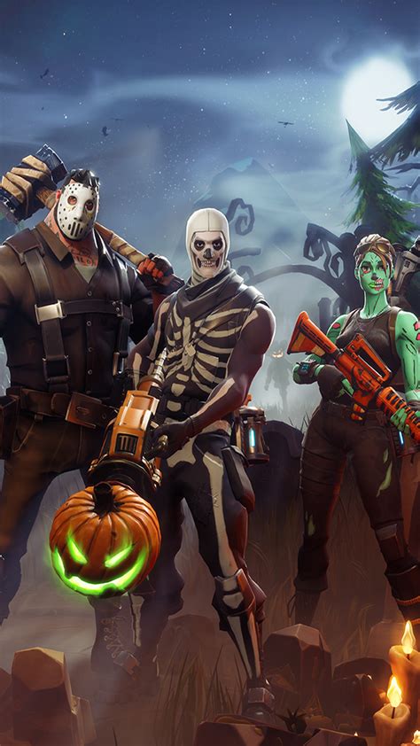 Halloween In Fortnite Battle Royale 4K Ultra HD Mobile Wallpaper