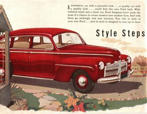 1942 Ford Full Line Brochure (9-41) | Ford, Brochure, Manual car