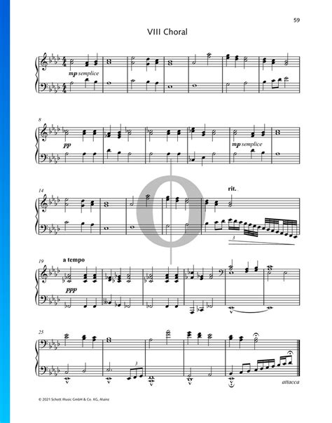 Choral (Martin Stadtfeld) Piano Sheet Music - OKTAV