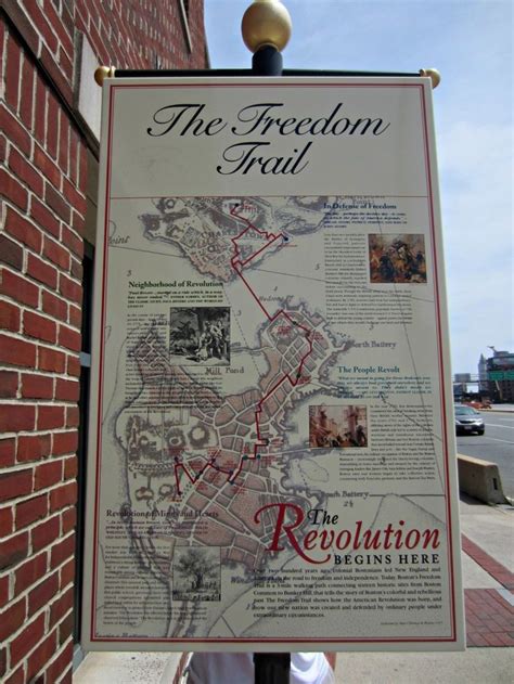 Freedom Trail Open: Many of Its Tourist Attractions Also Open | Freedom trail, Freedom trail map ...