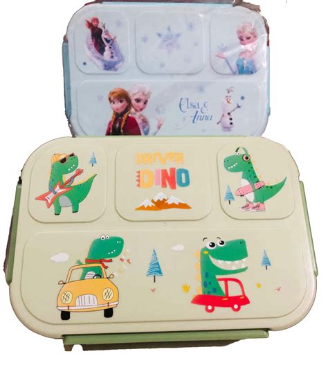 Buy Unicorn Plastic Lunch Box With Four Compartments Bento Lunch Box – CopyPencil.pk