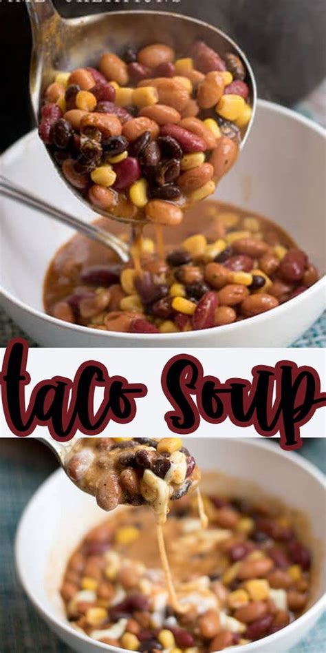 Taco Bean Soup Recipe - Life Sew Savory