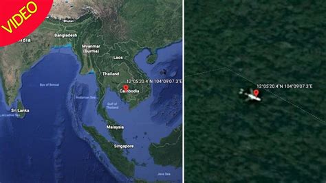 MH370 'crash site spotted on Google Maps' is surrounded by illegal ...