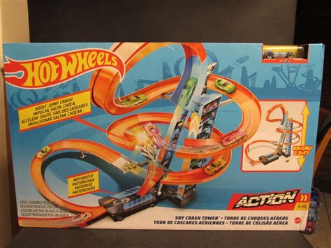 Collectible HOT WHEELS Sky Crash Tower Track Set Kids - Etsy | Hot ...