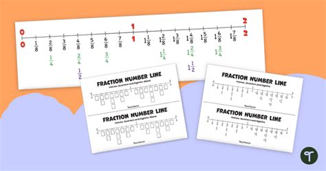 Fraction Decimal Line | Teach Starter