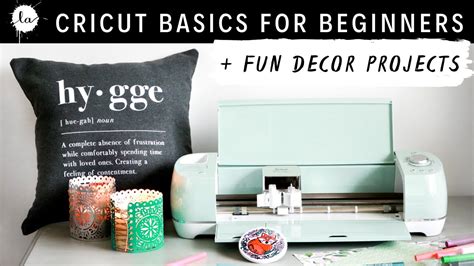 Cricut Explore Air 2 For Beginners + Review + Basics + Fun Home Decor Projects - YouTube