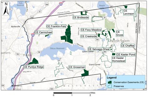 Map of Conservation Easements