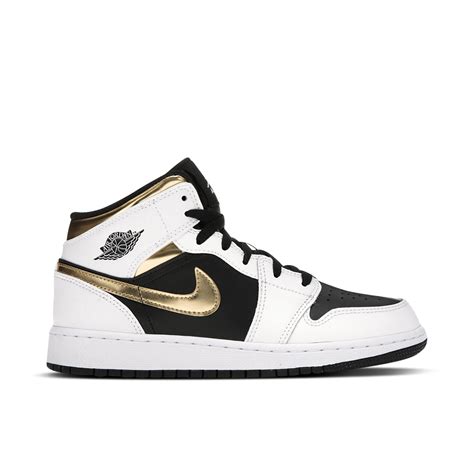 Air Jordan 1 Mid White Gold | 554725-190 | Laced