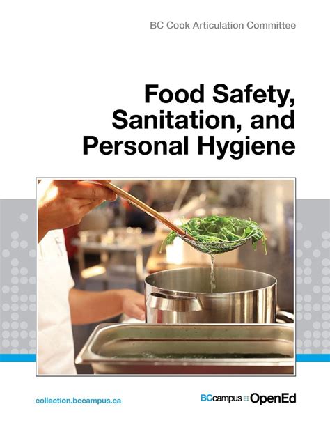 Food Safety, Sanitation, and Personal Hygiene – Open Textbook