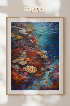 Coral Reef Oil Painting