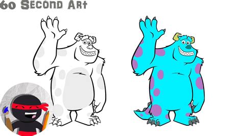 Sully Monsters Inc Drawing