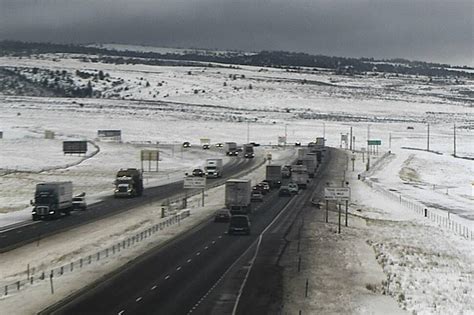 Winter Conditions, Crashes Close Stretch of I-80 in SE Wyoming